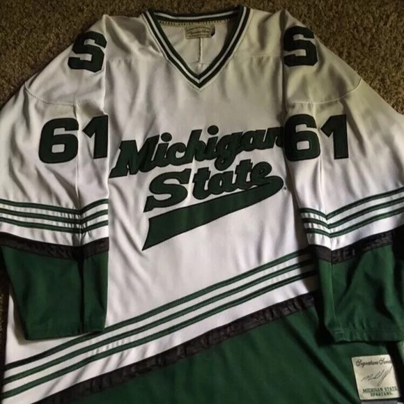 michigan state hockey jersey